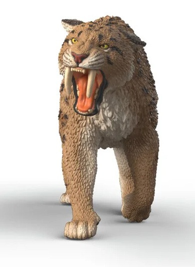 Schleich Smilodon #15054 - Front View