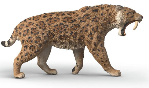 Schleich Smilodon #15054 - Left Side View