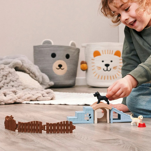 Schleich Adventure Fun with Puppies Playset #42763 - Child in Play Picture