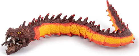 Papo Fire Basilisk #36045 - Side View Left
