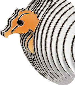 EUGY Seahorse 3D Puzzle #141 - Little belly button