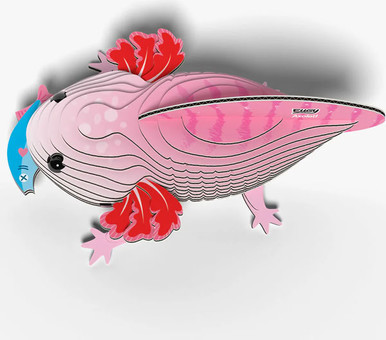 EUGY Axolotl 3D Puzzle 139 - Top View 2