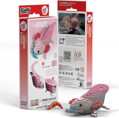 EUGY Axolotl 3D Puzzle 139 - Package image
