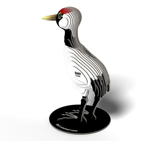 EUGY Crane 3D Puzzle #125 - Left Rear View