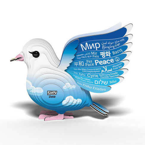 EUGY Dove 3D Puzzle #505 - Left View