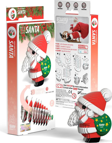 EUGY Santa 3D Puzzle #055 - Main Picture
