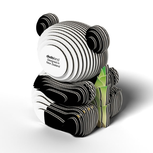 EUGY Giant Panda 3D Puzzle #142 - Rear View