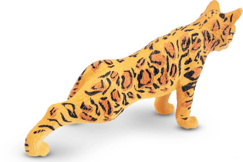 Toymany Prowling Spotted Leopard - Mini #00122 - Rear View From Above
