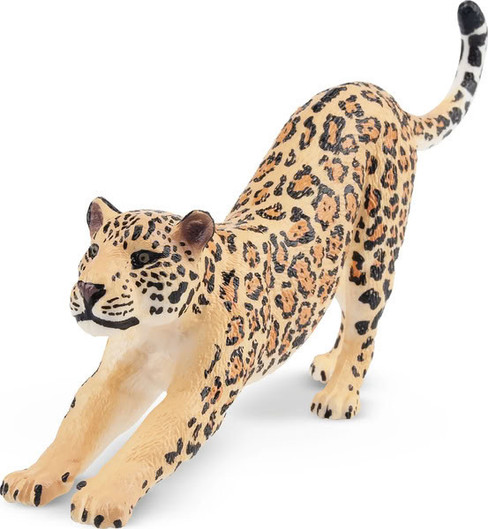 Toymany Male Jaguar - Stretching #00297 - Left Front View