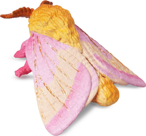 Toymany Rosy Maple Moth #00499 - Top View from Left