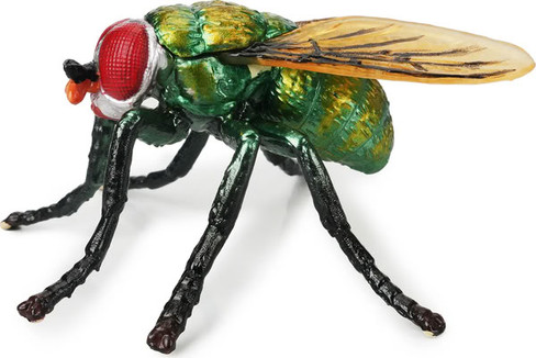 Toymany Green Bottle Fly #00506 - Left View