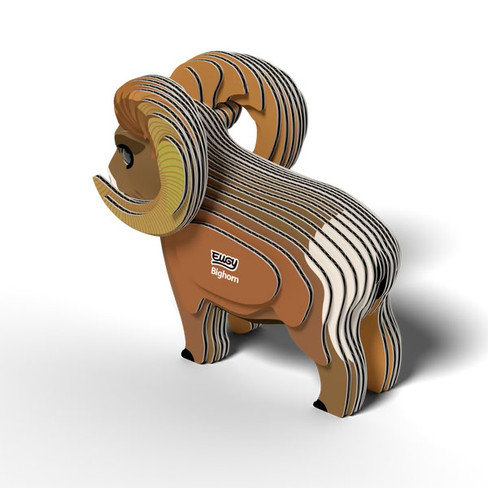 EUGY Bighorn 3D Puzzle #145 - Left Rear View