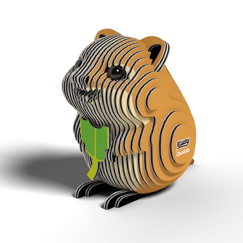 EUGY Quokka 3D Puzzle #146 - Left Front View