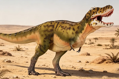 Haolonggood Tarbosaurus - Wu Tian Xi #189-A - Right Front View in Nature
