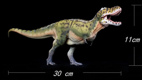 Haolonggood Tarbosaurus - Wu Tian Xi #189-A - Right View with Dimensions