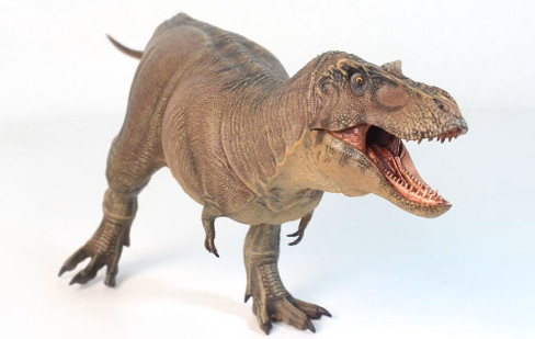 Tyrannosaurus Rex - Yu Wen Cheng Du 191B - Brown Version -Front Angle View