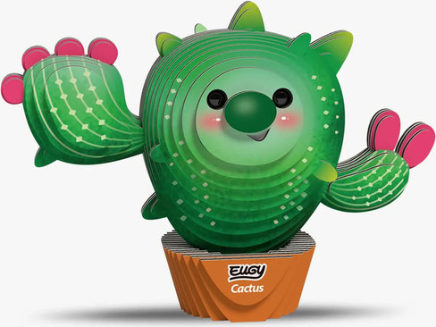 UGY Cactus 3D Puzzle #130 - Front View