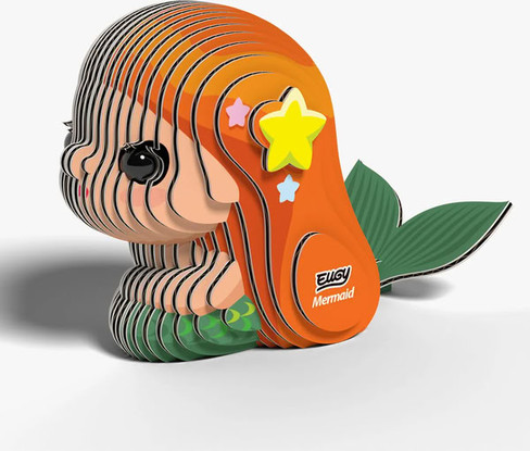 EUGY Mermaid 3D Puzzle #050 - Left Front View