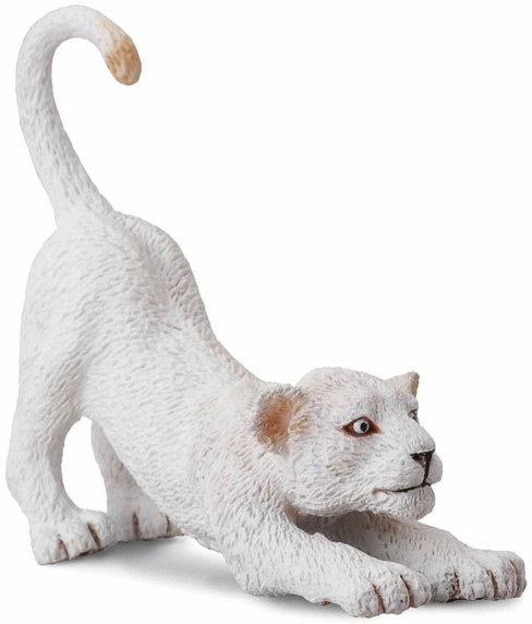 Lion Cub - White - Stretching (CollectA)