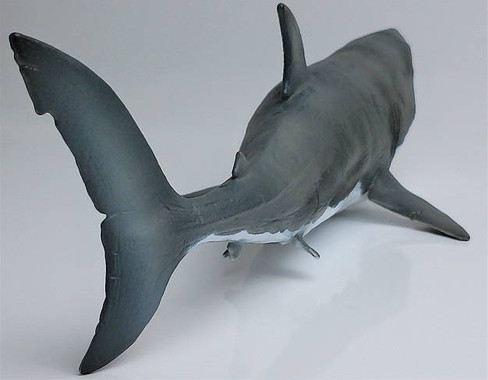 CollectA Megalodon with Moveable Jaw - Rear View