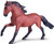 Mojo Lusitano Bay Horse Figure