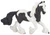 The Papo Irish Cob with Black and White Coat