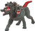 Papo Galactic Cerberus with Three Snarling Heads