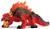 Schleich Magma Lizard - Front Angle View