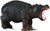CollectA Hippopotamus Calf - Mouth Open with bright Pink inner mouth