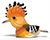 EUGY Hoopoe  3D Puzzle #105 - Manufacturer main image