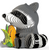 EUGY Raccoon 3D Puzzle #103 - Manufacturer hero image