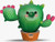 UGY Cactus 3D Puzzle #130 - Front View