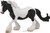 CollectA Gypsy Mare - Back & White Piebald Figure