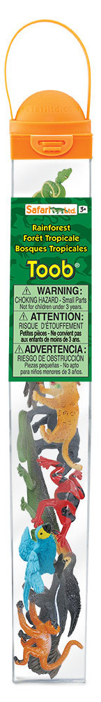 Safari Ltd Am Fluß Toob – 10 Figuren, Inkl. Adler, Biber & Alligator, Pädagogisches Spielzeug Ab 3