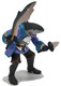 Papo Shark Mutant Pirate - Left Angly View