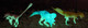 Glow-in-the-Dark 3-pack (Beasts of the Mesozoic)