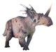 Haolonggood - Styracosaurus Chen Da #156- Manufacturer Image right front side View