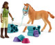 Schleich Horse Training Playset with Sarah & Tennessee Walker Foal #42756 - Rest & Relax