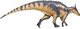 Haolonggood Saurolophus - Song Qing #166 image right side view