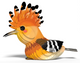 EUGY Hoopoe  3D Puzzle #105 - Manufacturer main image