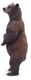 Toymany - Brown bear Standing #00508 - left side view