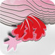 EUGY Axolotl 3D Puzzle 139 - Frilly crown of gills