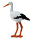 Safari Ltd. White Stork #100305 - Rear Angle View