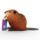 EUGY Beaver 3D Puzzle #127 - Left View