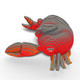 EUGY Crab 3D Puzzle #144 - Left View