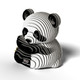 EUGY Giant Panda 3D Puzzle #142 - Left Front View