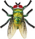 Toymany Green Bottle Fly #00506 - Top View