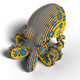 EUGY Octopus 3D Puzzle #147 - Left Front View