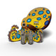 EUGY Octopus 3D Puzzle #147 - Front View