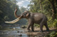 Haolonggood Palaeoloxodon - B #002-B - In Nature - AI Generated - Not the Actual Figure